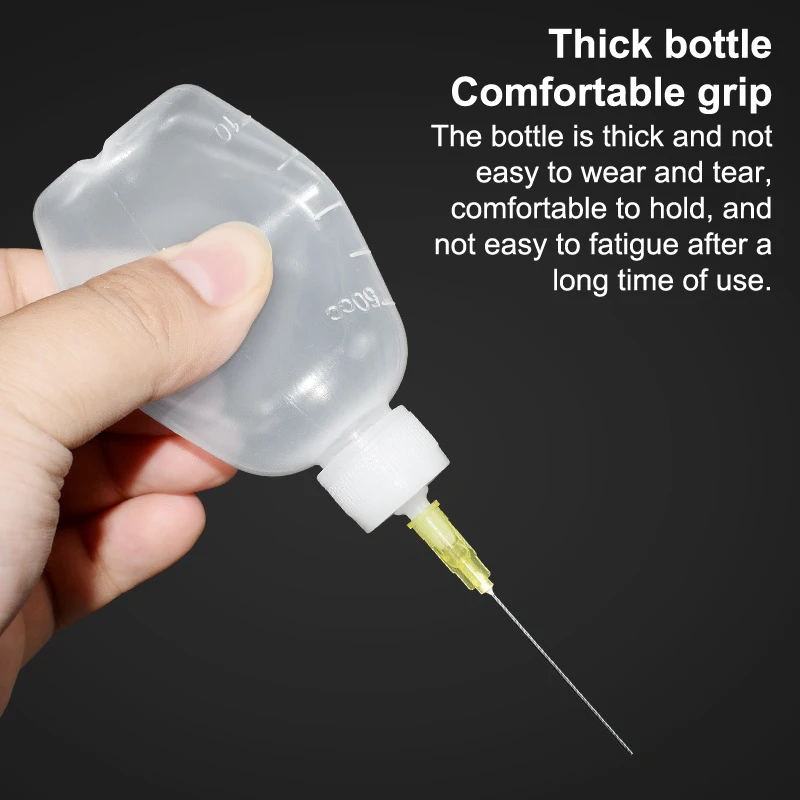 50ML Plastic Liquid Alcohol Bottle For Dispenser Rosin Solder Flux Paste For Phone PCB Cleaning Welding Repair Tools thumbnail 3
