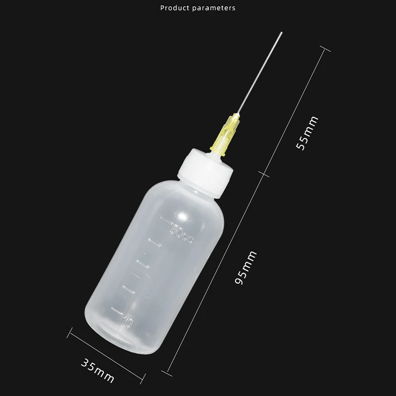 50ML Plastic Liquid Alcohol Bottle For Dispenser Rosin Solder Flux Paste For Phone PCB Cleaning Welding Repair Tools thumbnail 5