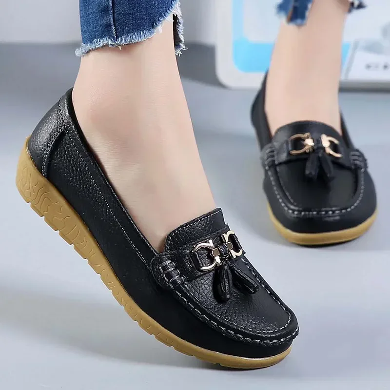 Women Shoes Slip On Loafers For Ballet Flats Women Moccasins Casual Sneakers Zapatos Mujer Flat Shoes For Women Casual Shoes thumbnail 2