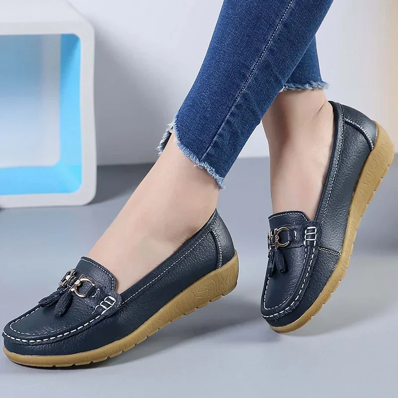 Women Shoes Slip On Loafers For Ballet Flats Women Moccasins Casual Sneakers Zapatos Mujer Flat Shoes For Women Casual Shoes thumbnail 3