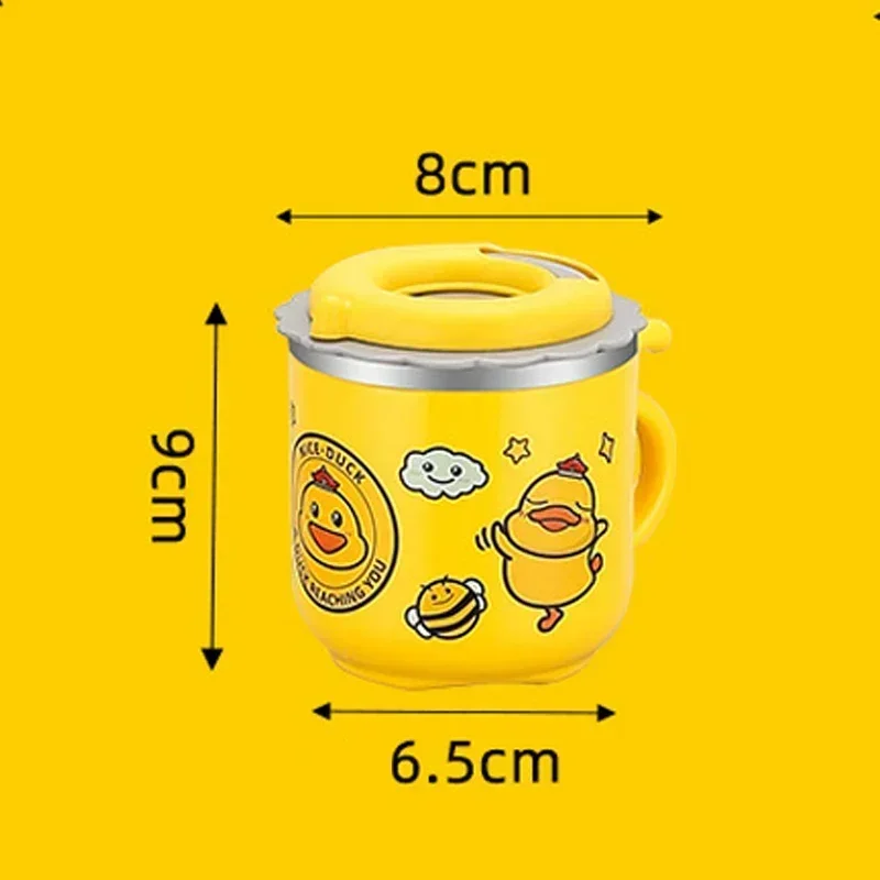270ML Kids Water Sippy Cup Creative Cartoon Baby Feeding Cup with Straw Leakproof Water Bottle Portable Children's Drinking Cups thumbnail 6