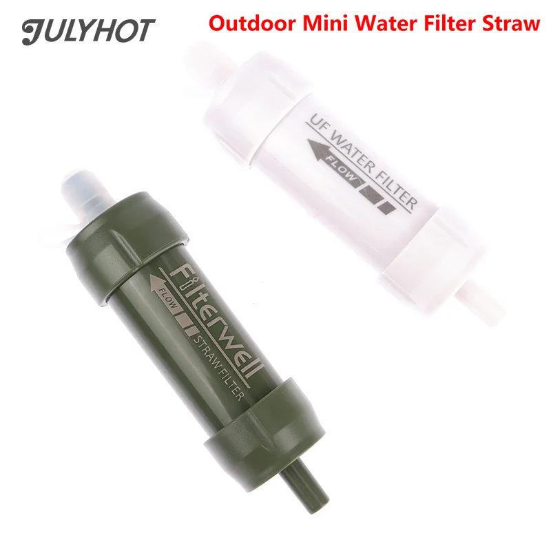 Westtune Outdoor Mini Water Filter Straw Camping Purification Portable Hiking Water Purifier for Survival or Emergency Supplies