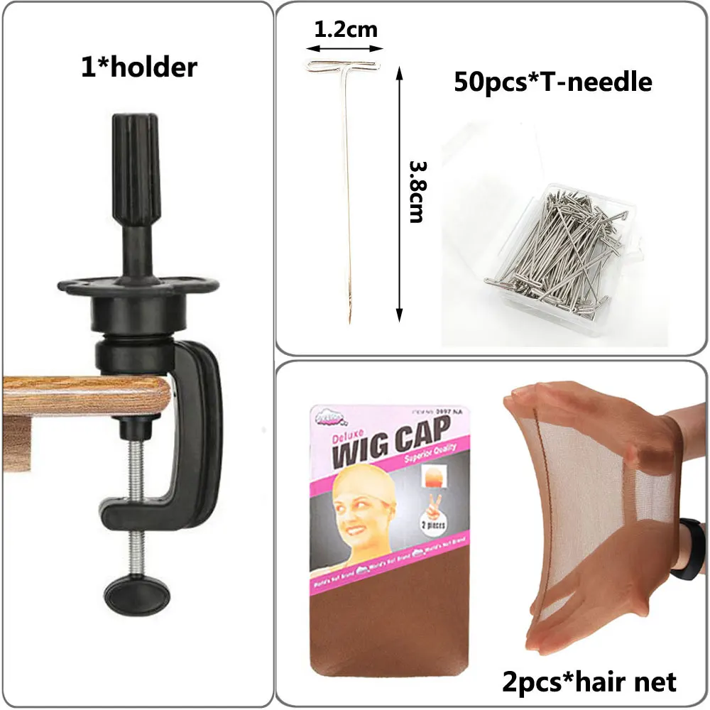 Canvas Wig Head Wig Stand 21-24inch Mannequin Head for Hairstyling Displaying Making Wig Stand With Head Wig Supports Holder thumbnail 5