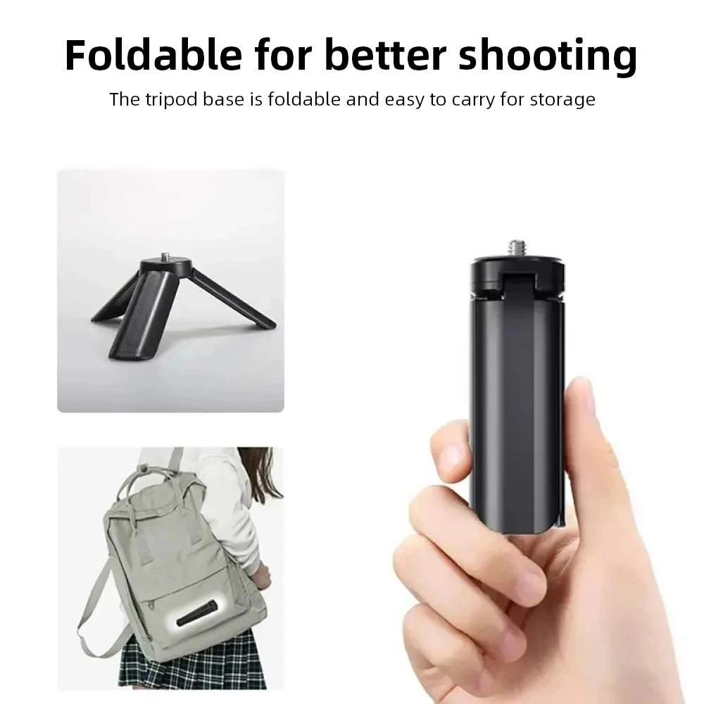 Mini Tripod for DJI Osmo Pocket 3 Desktop Stand Stabilizer Holder for Insta360 X3 Pocket 3 Pocket 2 Gimbal Tripod Accessories thumbnail 3