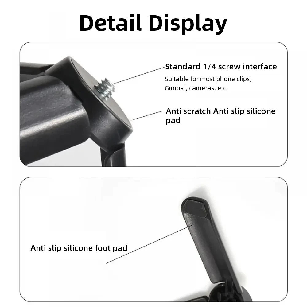 Mini Tripod for DJI Osmo Pocket 3 Desktop Stand Stabilizer Holder for Insta360 X3 Pocket 3 Pocket 2 Gimbal Tripod Accessories thumbnail 2