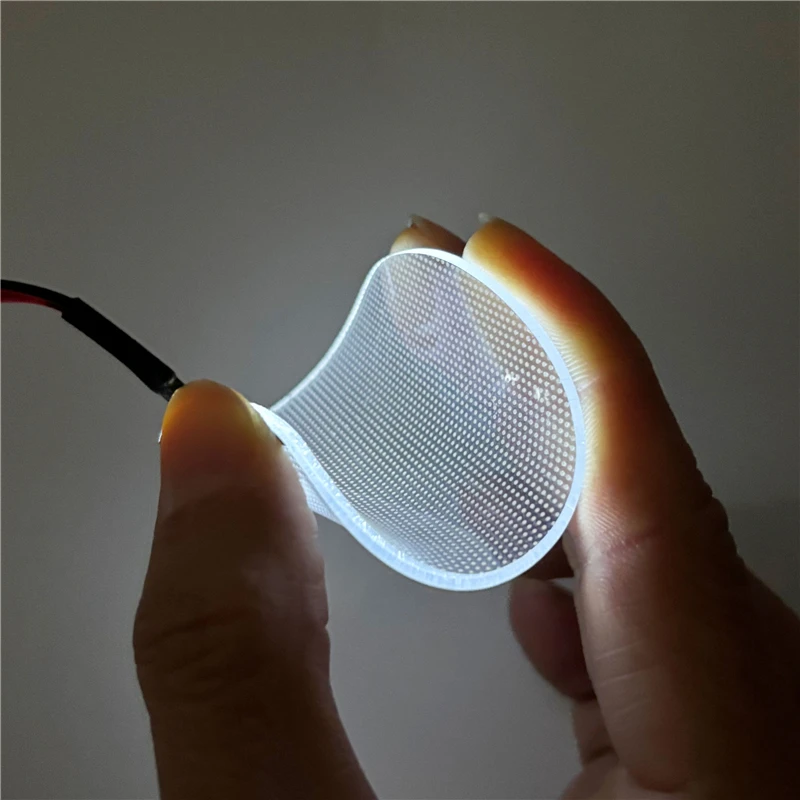 Round Flexible Bendable DIY Led Light Eyes Kits Cosplay Halloween Helmet Masks Eye Light Accessories Can Cropped CR2032 thumbnail 2