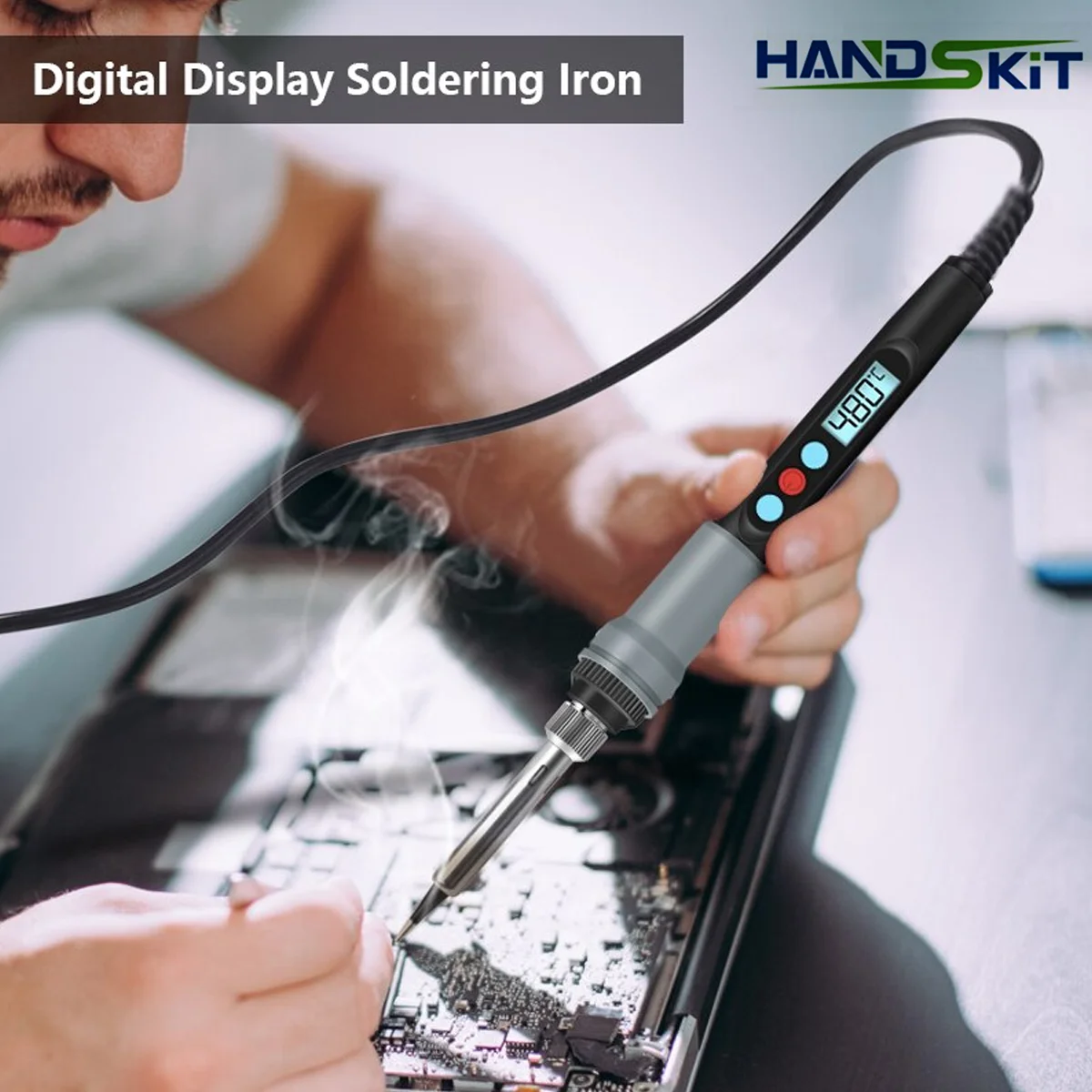 Handskit Model-926 90W Soldering Iron With Accessories UK US EU Plug thumbnail 5