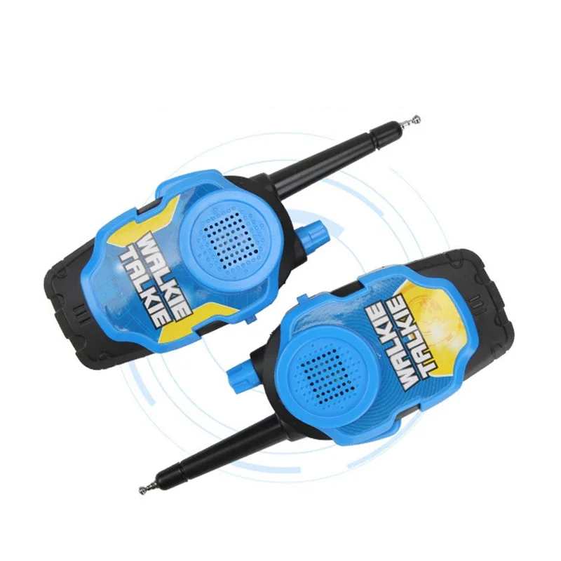 2Pcs/Set Walkie Talkies 50M Mini 2Ch Radio Phone for Kids Portable Handheld Children Outdoor Interphone Toys thumbnail 4