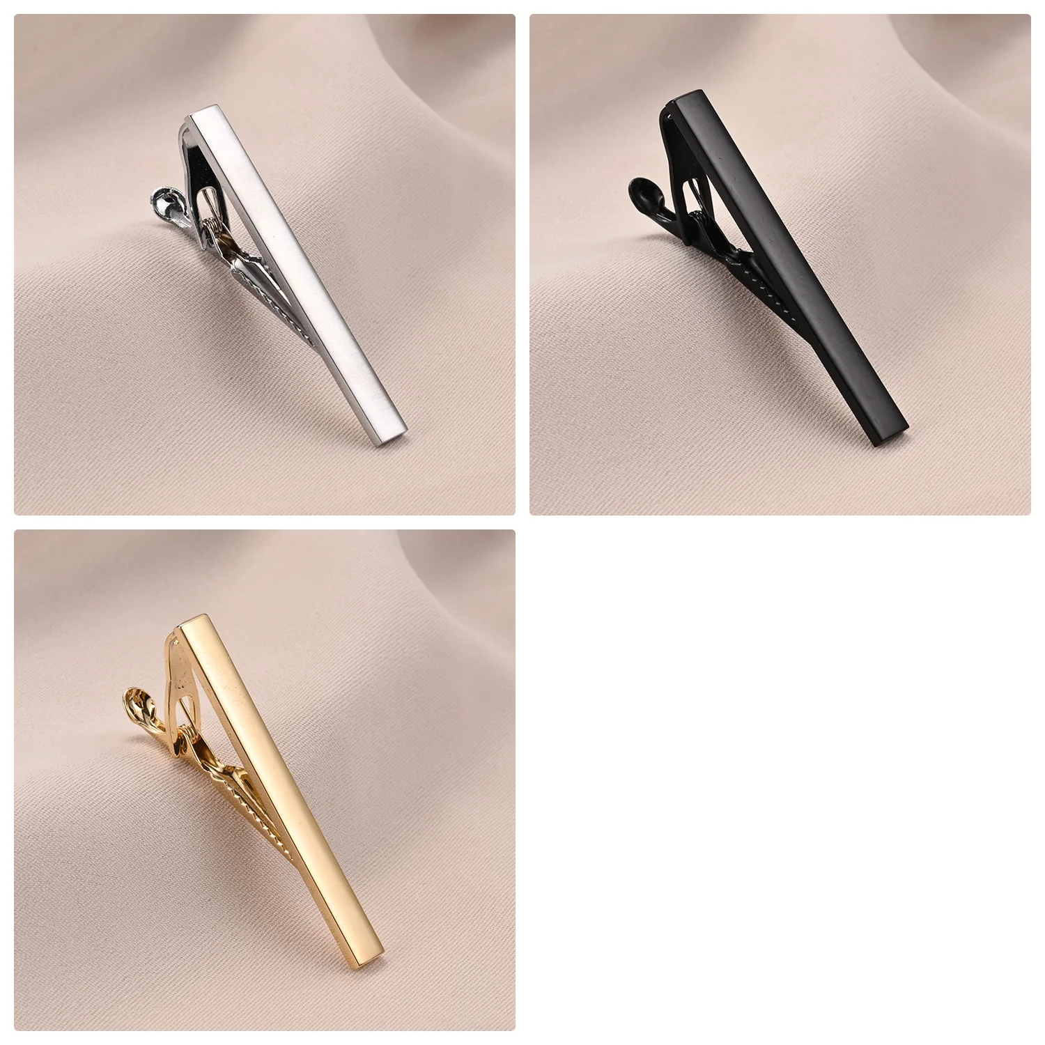 Minimalist Tie Clip For Men Tie Clip To Man Shirt 1PC Business Tie Pin Pisa Ties Men's Cuff Man Fashion Jewelry Cufflink Classic thumbnail 4