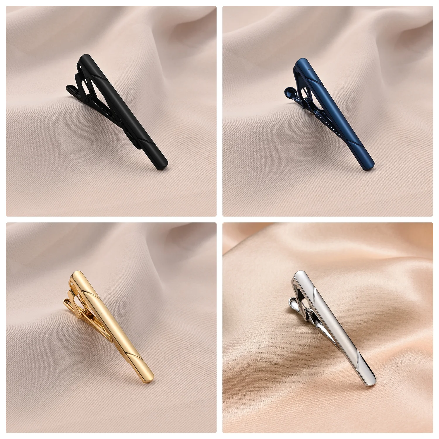 Minimalist Tie Clip For Men Tie Clip To Man Shirt 1PC Business Tie Pin Pisa Ties Men's Cuff Man Fashion Jewelry Cufflink Classic thumbnail 3