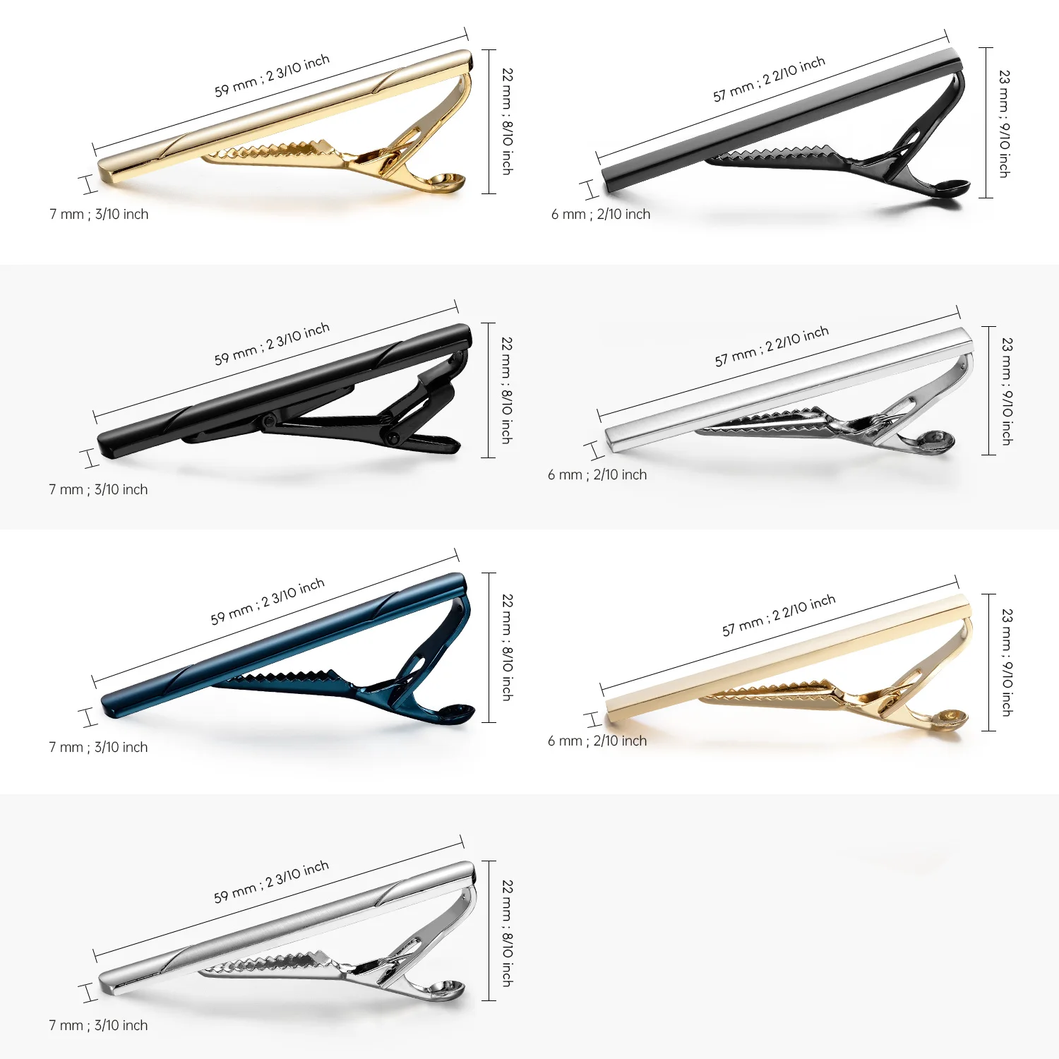 Minimalist Tie Clip For Men Tie Clip To Man Shirt 1PC Business Tie Pin Pisa Ties Men's Cuff Man Fashion Jewelry Cufflink Classic thumbnail 2