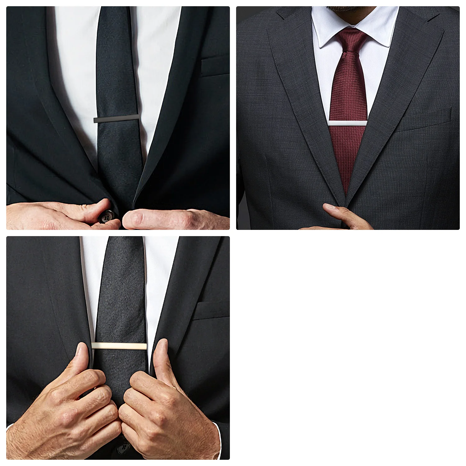 Minimalist Tie Clip For Men Tie Clip To Man Shirt 1PC Business Tie Pin Pisa Ties Men's Cuff Man Fashion Jewelry Cufflink Classic thumbnail 6