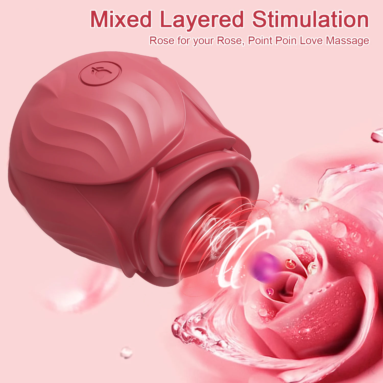 Rose Sucking Licking Vibrator For Women 10 Modes Clitoris Nipples Stimulator  Clit Sucker Massager Female Masturbators Sex toys thumbnail 3