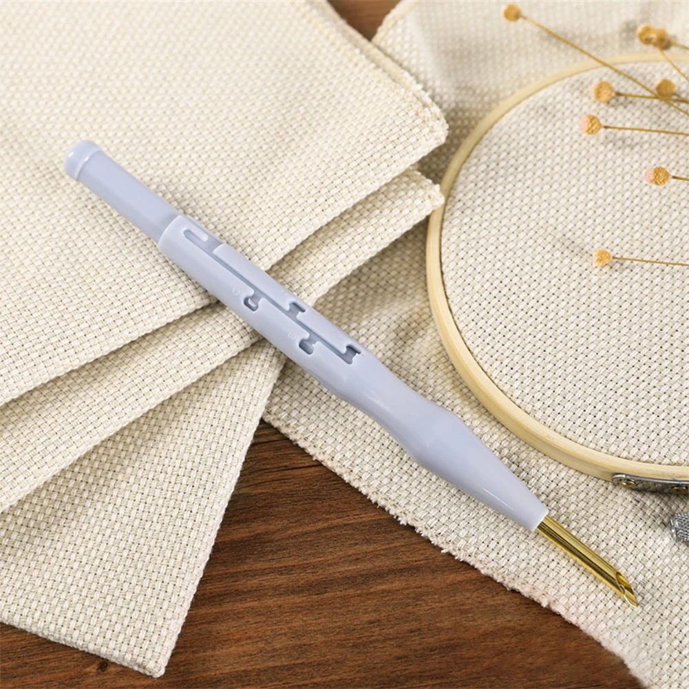 5PCS Monk Cloth DIY Embroidery Kit Needlework Fabric Cotton Sewing Punch Needle Accessory Handmade Handicraft Craft Supplies thumbnail 2