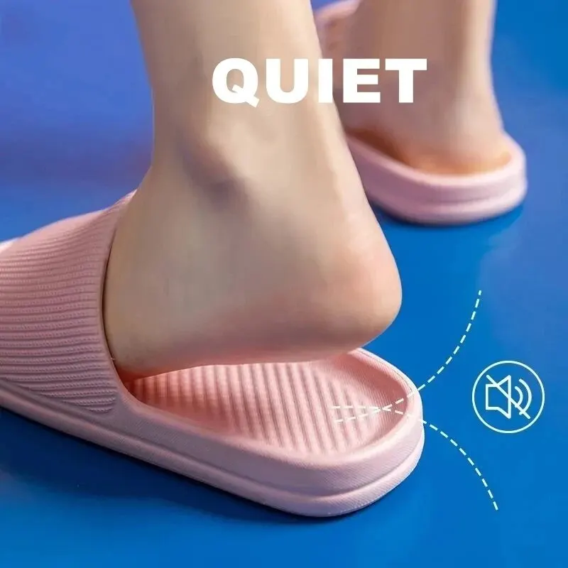 Soft Sole Massage Shower Shoes for Women Men Couples Waterproof Non-slip Home Leisure Fashion Bathroom Slippers thumbnail 6
