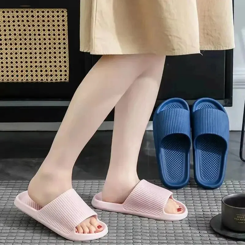 Soft Sole Massage Shower Shoes for Women Men Couples Waterproof Non-slip Home Leisure Fashion Bathroom Slippers thumbnail 3