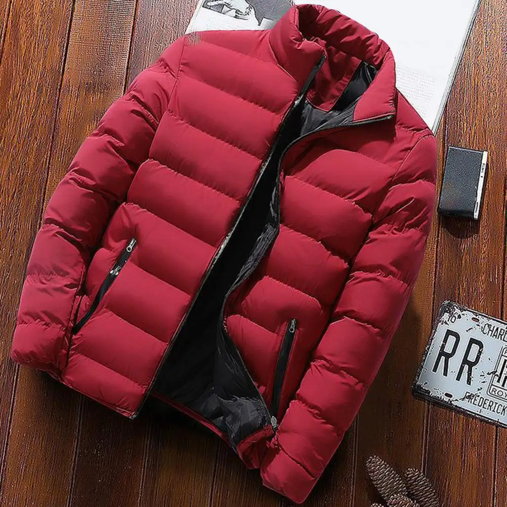 2024 New Winter Warm Packable Jacket Puffer Light Mens Parkas Coat Quilted Padded Outerwear Cardigan Male Streetwear Clothes thumbnail 3
