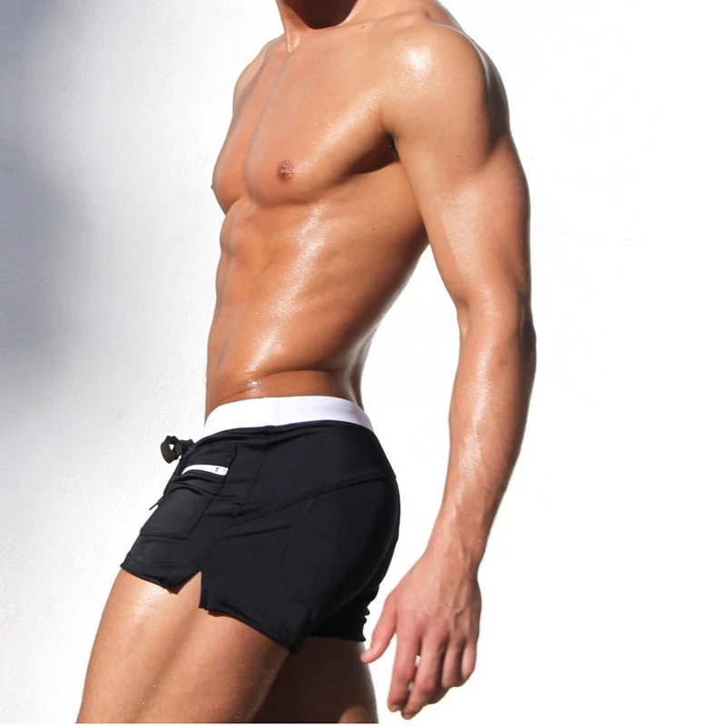 Mens Swim Trunks with Zipper Pocket Summer Swimming Shorts with Liner Quick Dry Breathable Bathing Suit Swimsuit Swimwear thumbnail 3