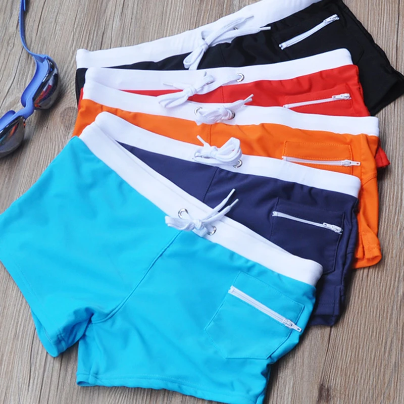 Mens Swim Trunks with Zipper Pocket Summer Swimming Shorts with Liner Quick Dry Breathable Bathing Suit Swimsuit Swimwear thumbnail 6