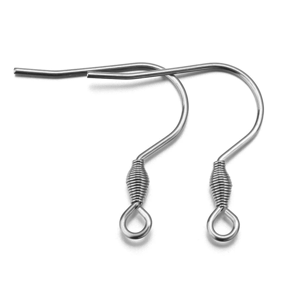 50pcs/Lot Hypoallergenic Stainless Steel Earring Hooks For Jewelry Making Ear Hook Diy Earrings Earwire Clasps Accessories thumbnail 6