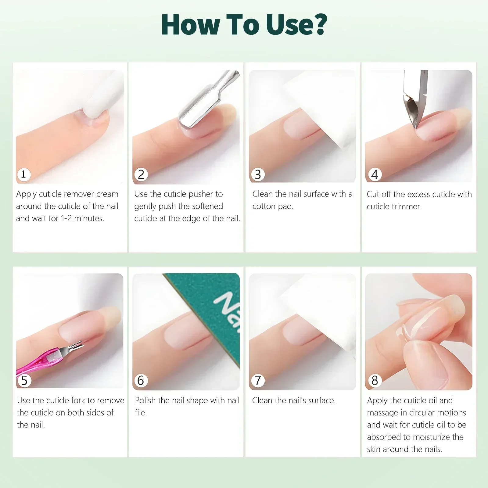 Nailpop Cuticle Remover and Cuticle Oil Repair Nail Care Kit Nail Treatment for Damaged Nails Dead Skin Remover Manicure thumbnail 6