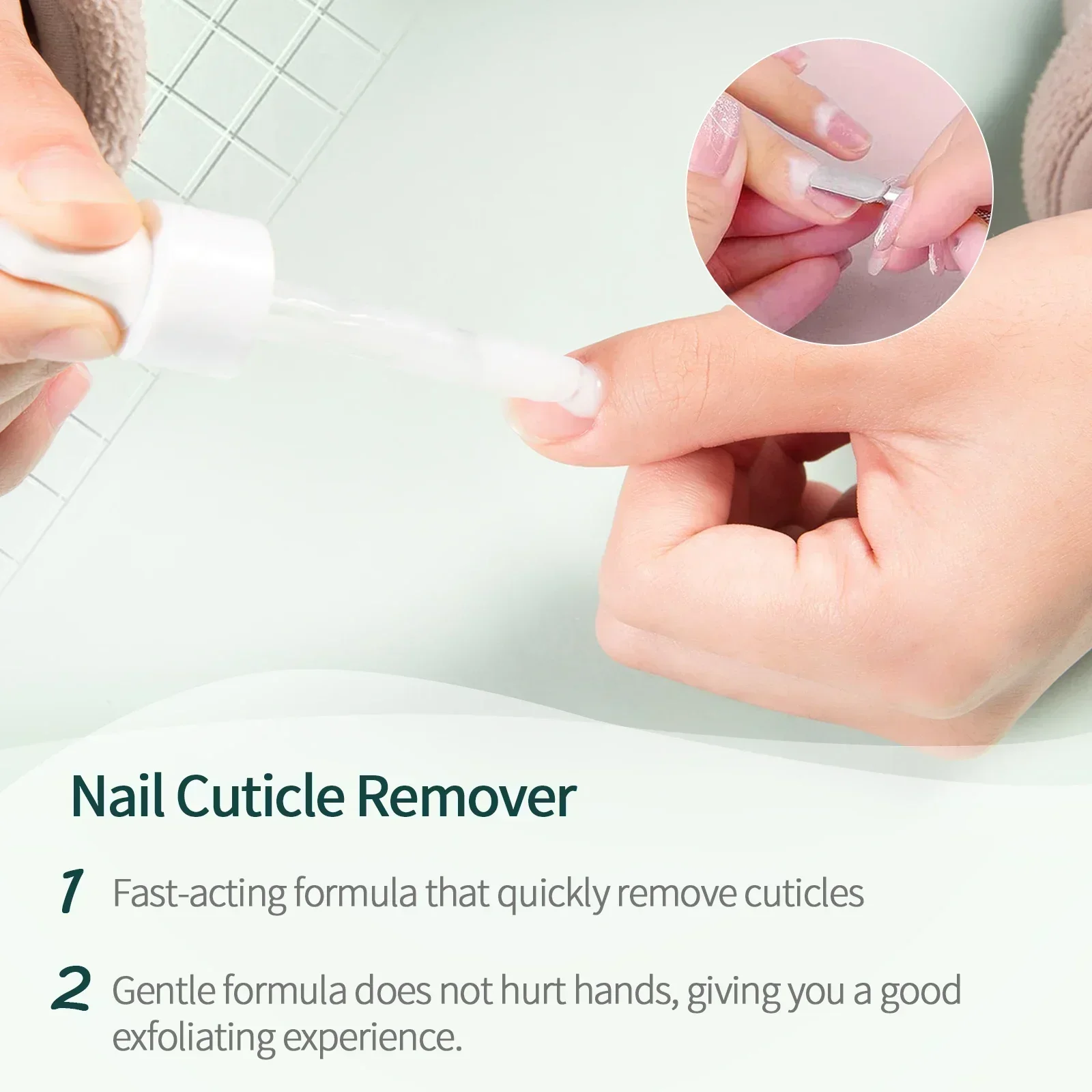 Nailpop Cuticle Remover and Cuticle Oil Repair Nail Care Kit Nail Treatment for Damaged Nails Dead Skin Remover Manicure thumbnail 4
