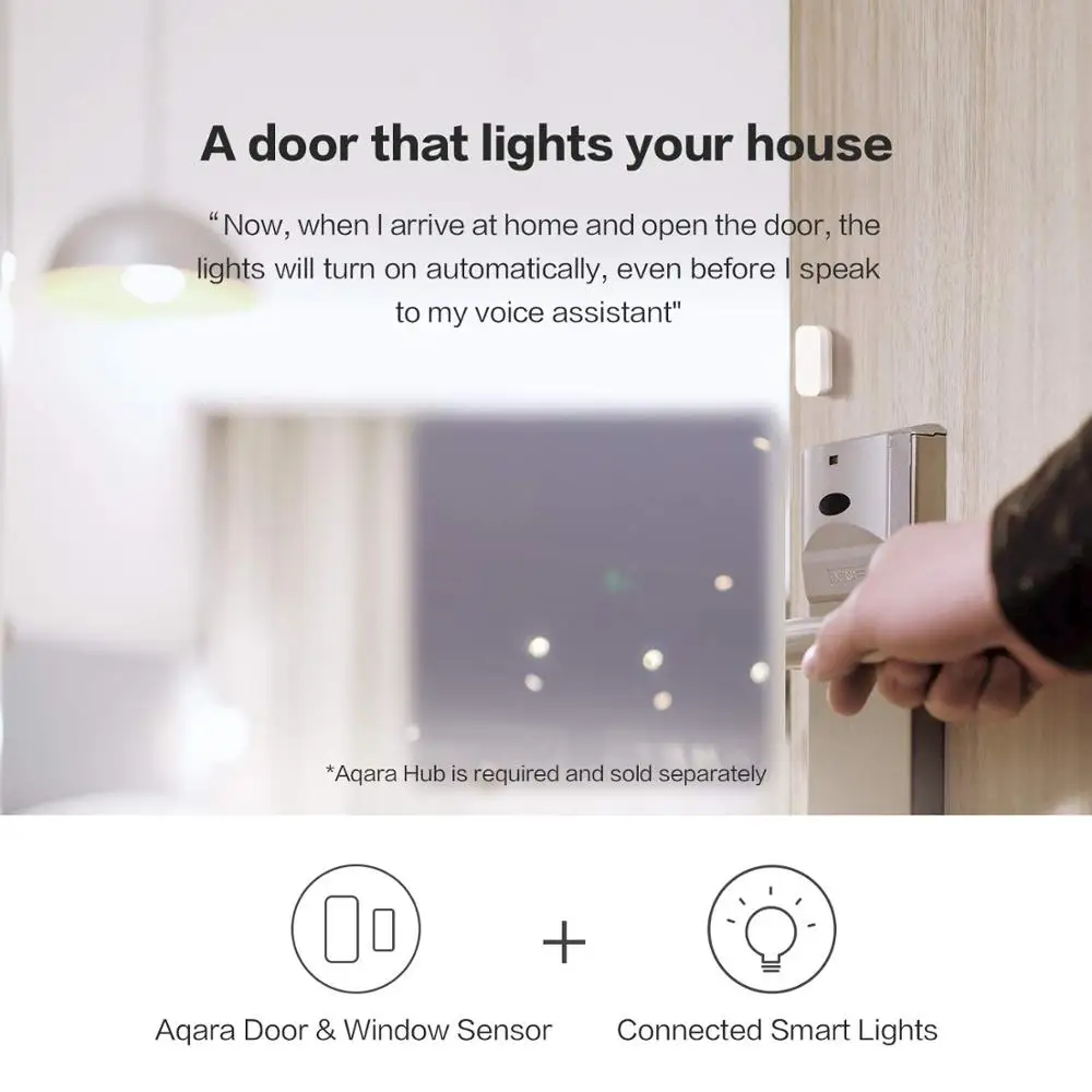 Aqara Door Window Sensor Zigbee Wireless Connection Alarm Smart Mini Door Sensor Work With Aqara Gateway Mi Home HomeKit APP thumbnail 2