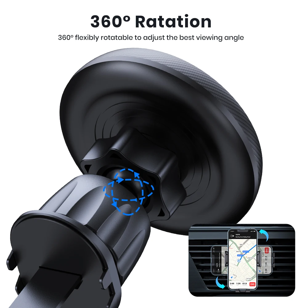 TOPK Magnetic Car Phone Holder Air Vent Car Phone Stand For Magsafe iPhone 15 14 13 ProMax Xiaomi Samsung Strong Magnet Holder thumbnail 4