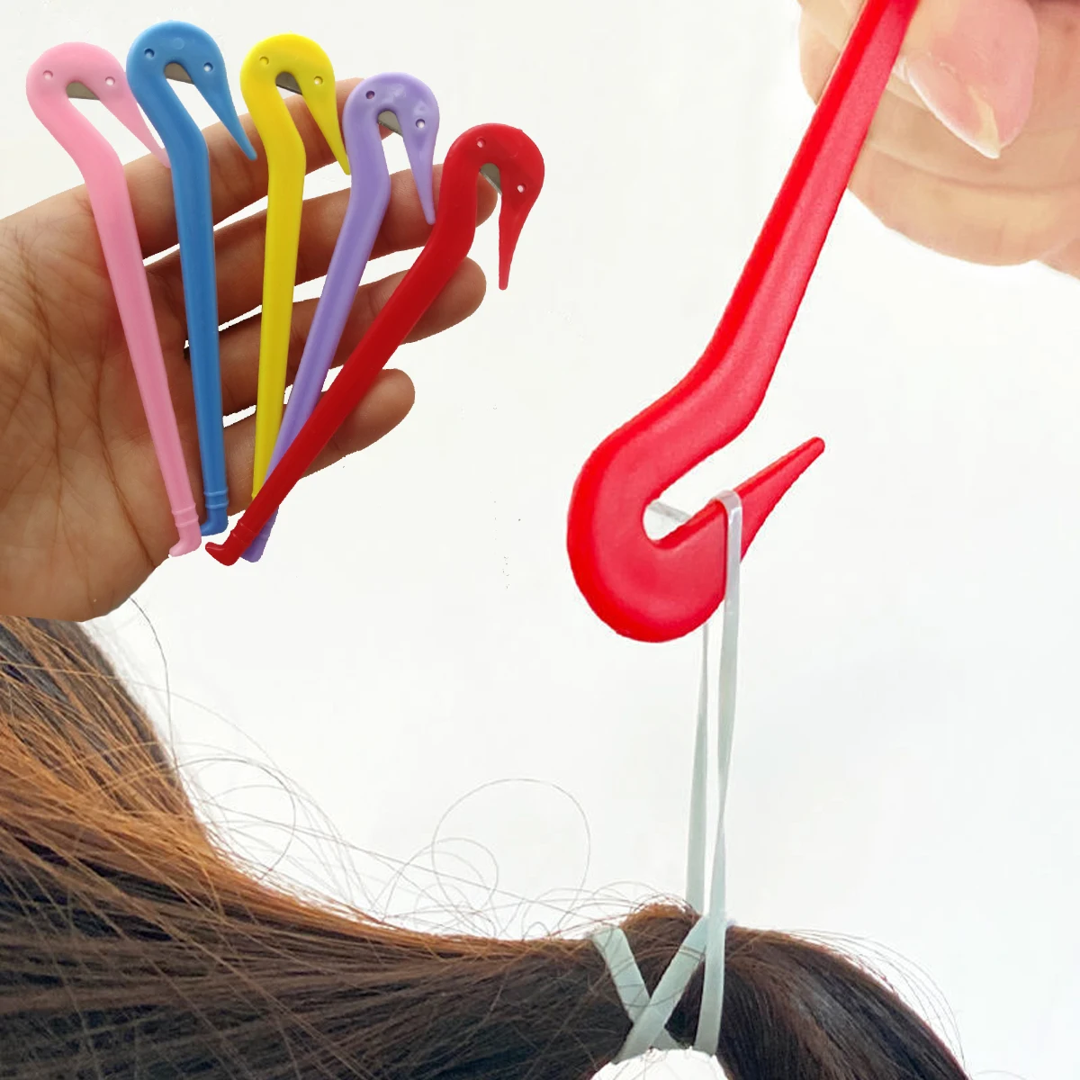 1PC Hair Bands Rubber Cutter Girls DIY Styling Headwear Band Cutting Tool Hair Tie Remover Cutting Knife Salon Hair Styling Tool thumbnail 3