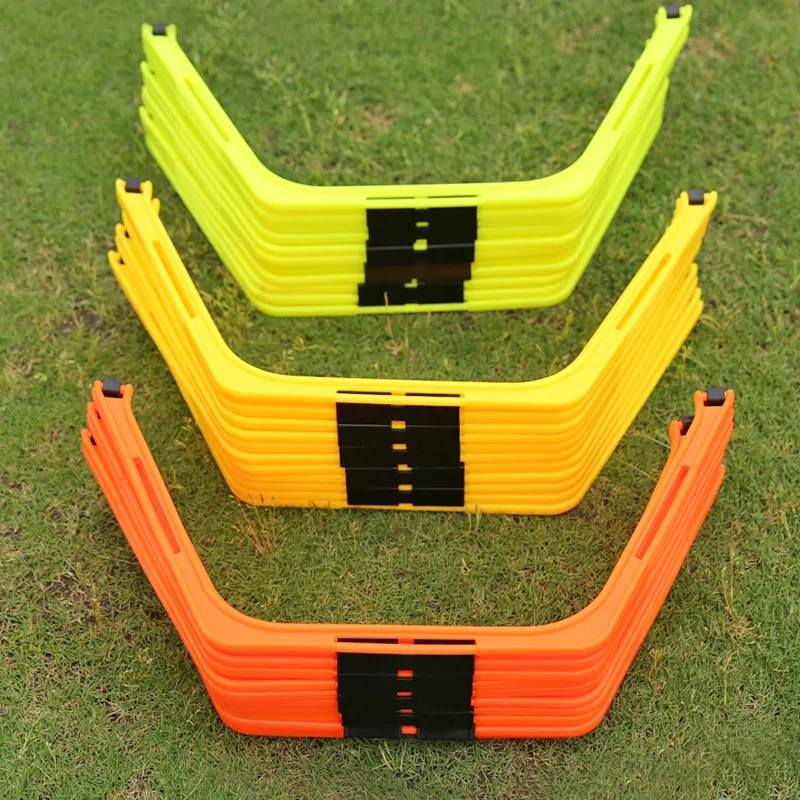 6Pcs Agility Hurdles Set Football Training Rings Soccer Footwork Ring Folded Hexagon Ladder Multi Supplies Hex Hurdle Equipment thumbnail 2