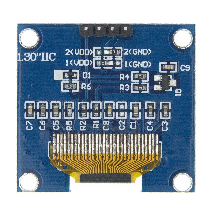 1-10pcs 1.3" OLED Display Module White/Blue Color Drive Chip SH1106 128X64 1.3 inch OLED LCD LED IIC I2C Communicate For Arduino thumbnail 2