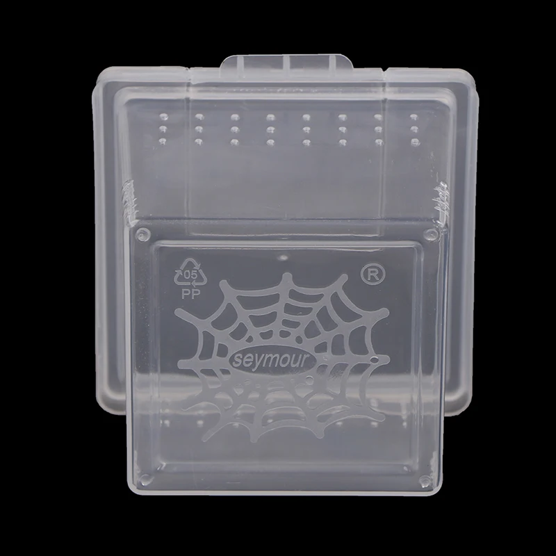 1pcs Plastic Feeding Acrylic Box Insect Spider Habitat Feeding Box Case Scare Toy Box Container Tank Transport Hatching Tank thumbnail 2