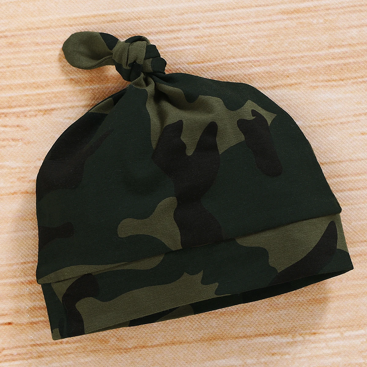 Newborn Baby Boy Summer Clothes Set Letters Short Sleeve Romper +Camouflage Pants+Hat 3pcs Outfits for Toddler Boy 0-18 Months thumbnail 2