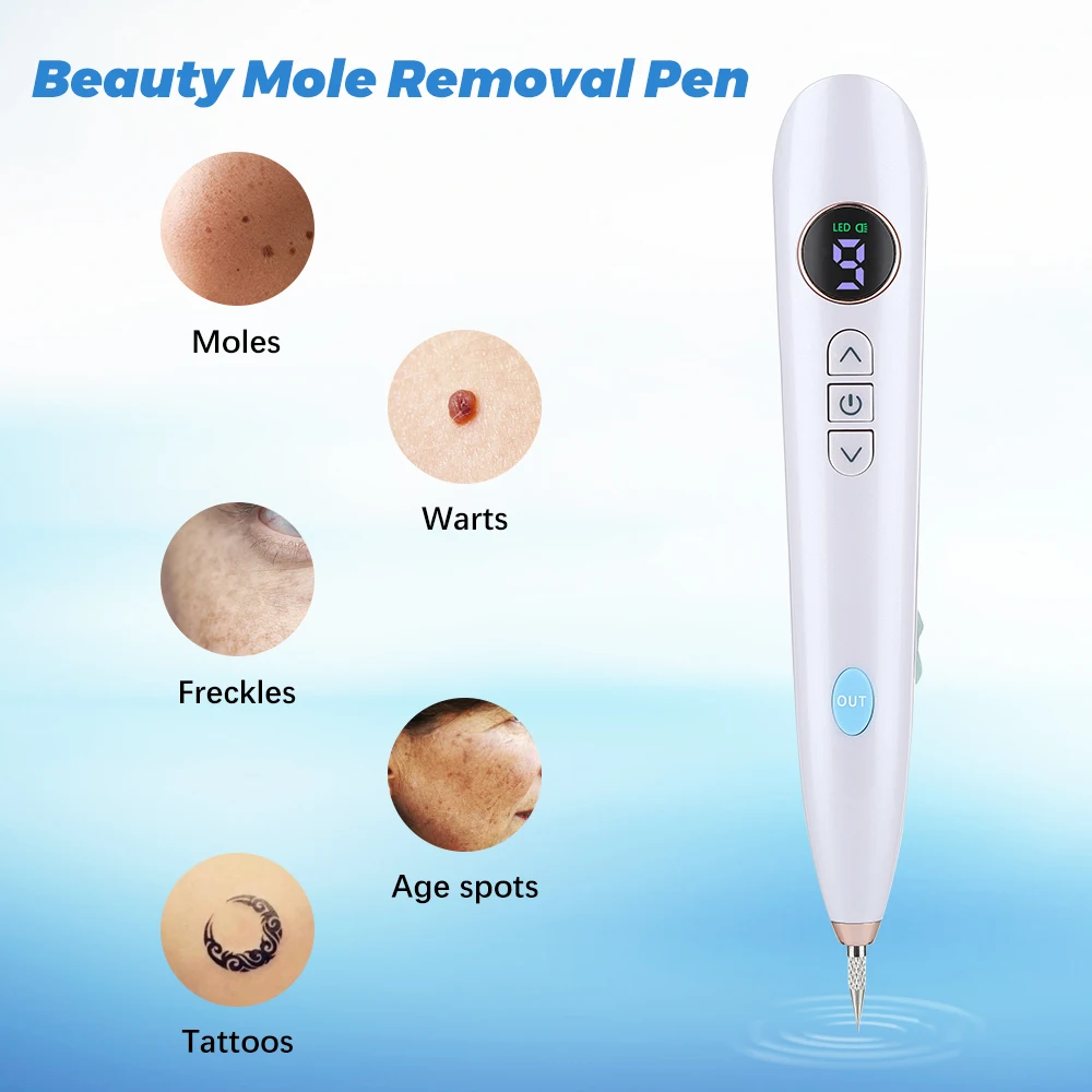Professional Plasma Pen 9-Level Skin Face Wart Tag Household Black Dots Tattoo Freckle Remover Beauty Instrument LED Screen thumbnail 2
