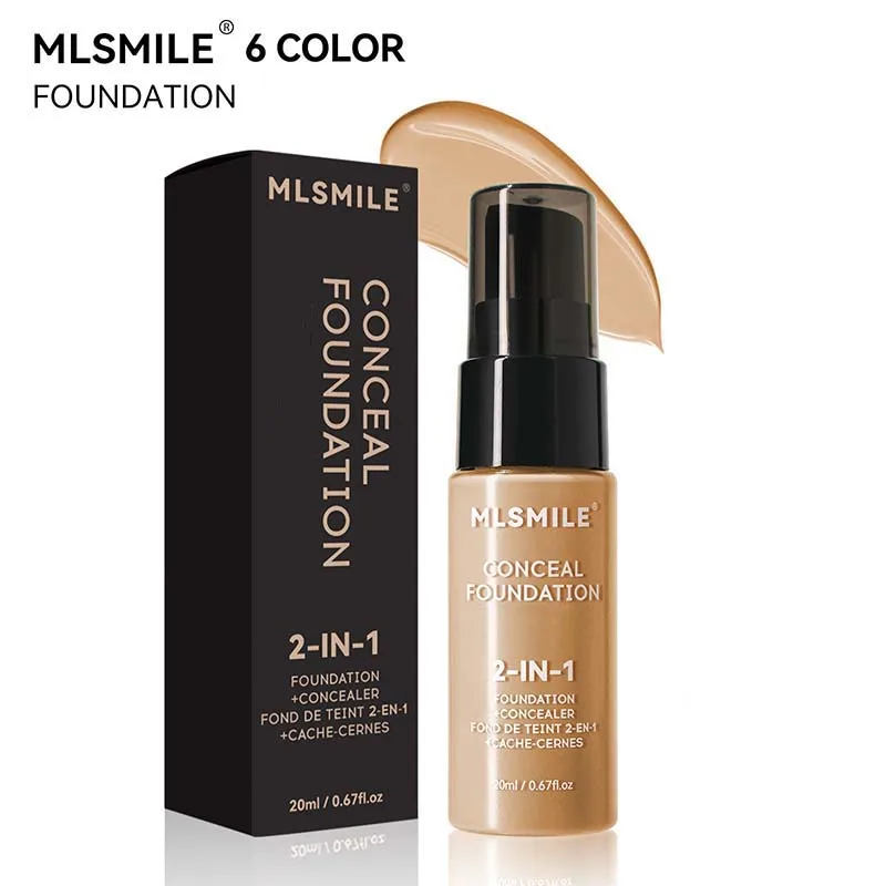 Face Foundation Cream Oil-Control Matte BBCream Waterproof Lasting Concealer Liquid Full Coverage Matte Base Professional Makeup thumbnail 4