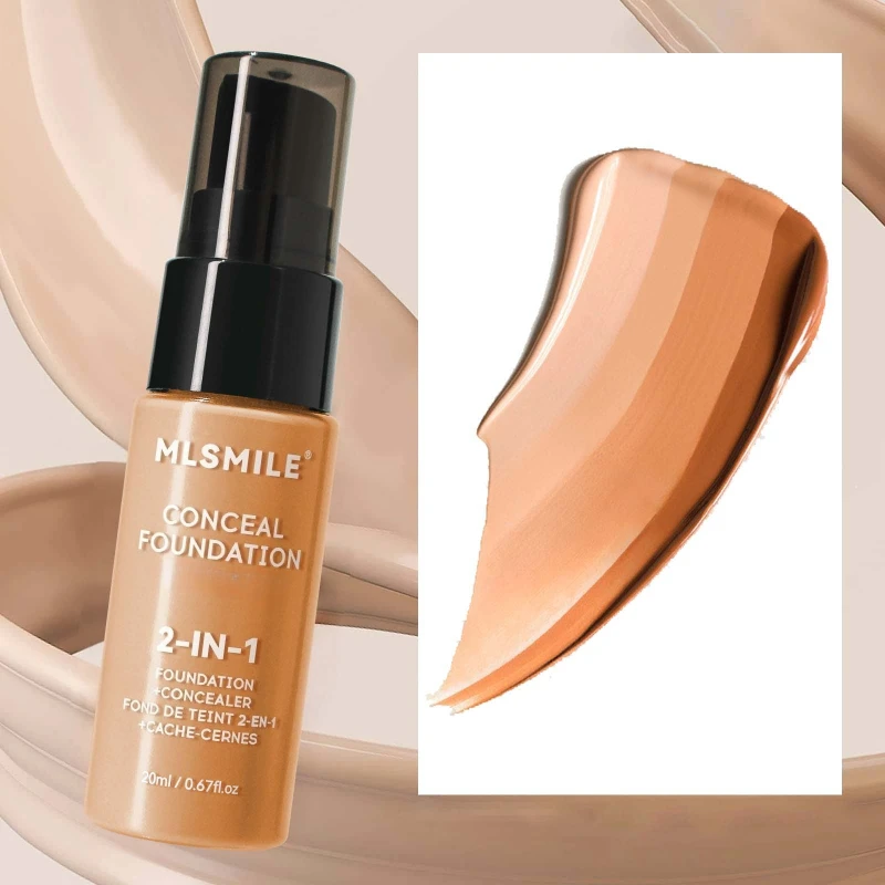 Face Foundation Cream Oil-Control Matte BBCream Waterproof Lasting Concealer Liquid Full Coverage Matte Base Professional Makeup thumbnail 2