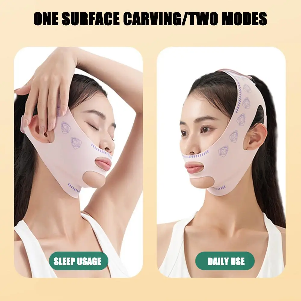 Chin Cheek Slimming Bandage V Shaper V Line Lifting Mask Face Lifting Anti Wrinkle Strap Band Sleeping Mask Beauty Health thumbnail 6