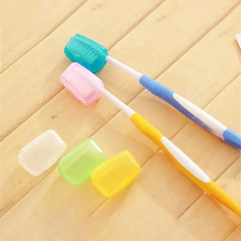 1/5pcs Portable Toothbrush Head Protective Cover Dustproof Head Cover Toothbrush Head Protective Case For Travel Hiking Camping thumbnail 4