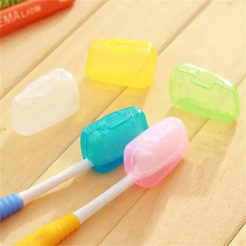 1/5pcs Portable Toothbrush Head Protective Cover Dustproof Head Cover Toothbrush Head Protective Case For Travel Hiking Camping thumbnail 3