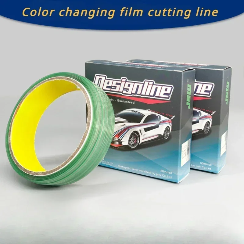 5/10/50M Vinyl Wrap Car Stickers Knifeless Tape Design Line Car Film Wrapping Cutting Tape Knife Car Styling Tool Accessories thumbnail 2