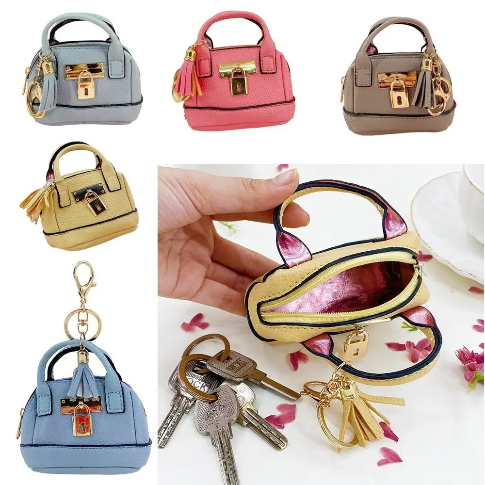 With KeyChain Key Bag Creative Multifunction Simple Card Case PU Leather Gift Coin Purse Wallet thumbnail 3