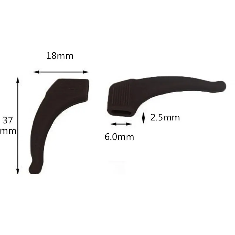 10/20/30/100pcs Anti-slip Silicone Ear Grip Glasses Eyeglasses Leg Ear Hook Stopper Bracket Fastener Accessories Temple Tip thumbnail 6