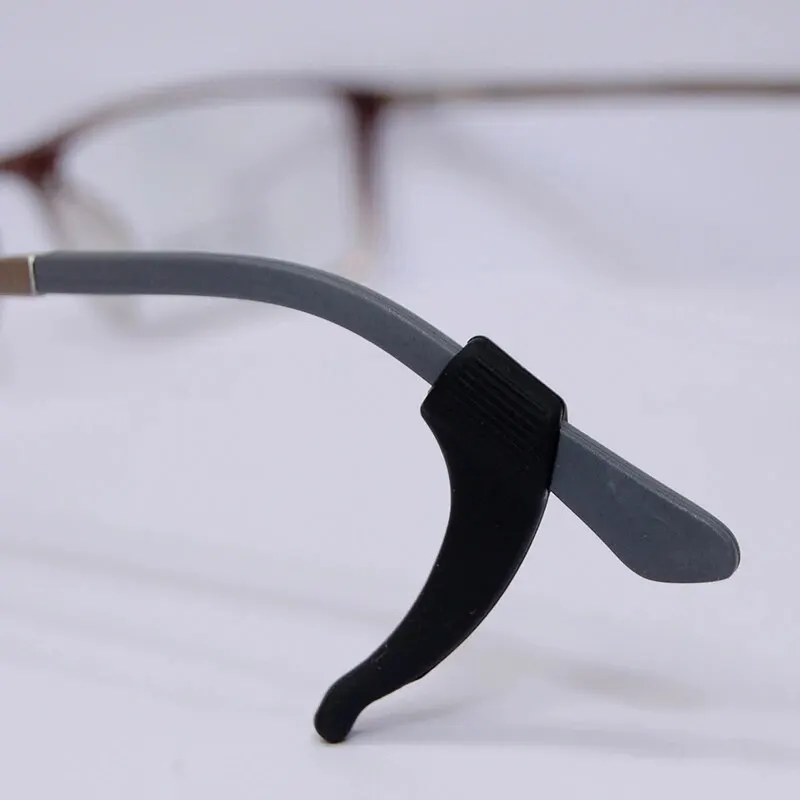 10/20/30/100pcs Anti-slip Silicone Ear Grip Glasses Eyeglasses Leg Ear Hook Stopper Bracket Fastener Accessories Temple Tip