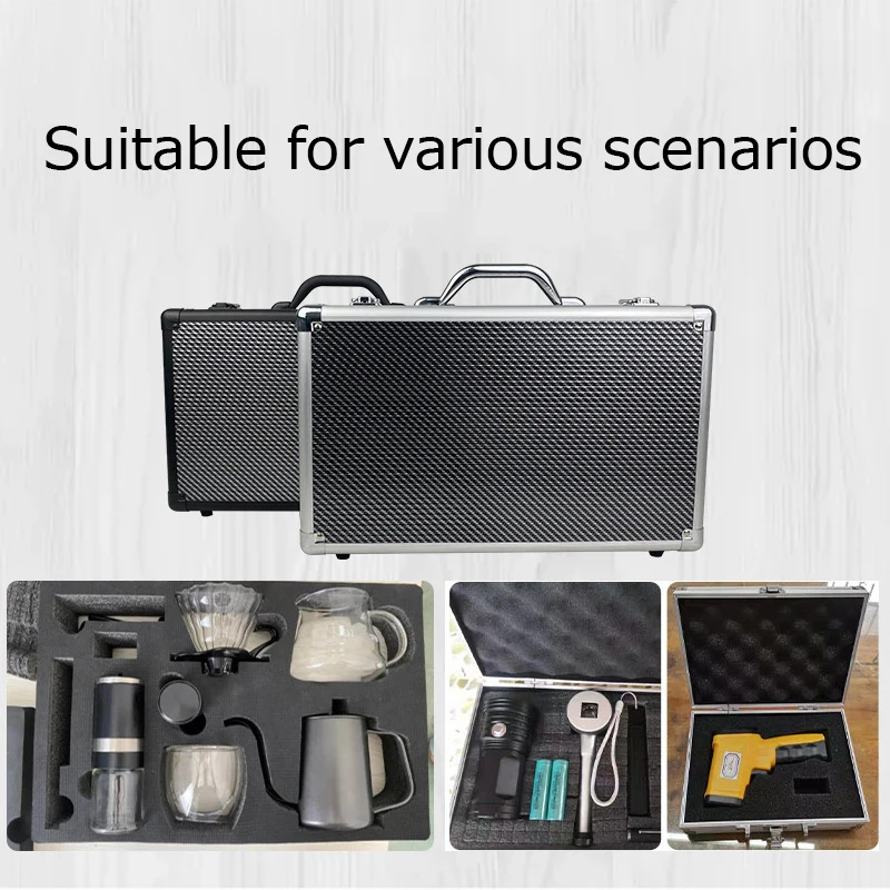 Aluminium Tool Box Toolbox for Mechanics Waterproof Hard Case Suitcase Tools Storage Box Aluminium Tool Case Organizer Box thumbnail 3