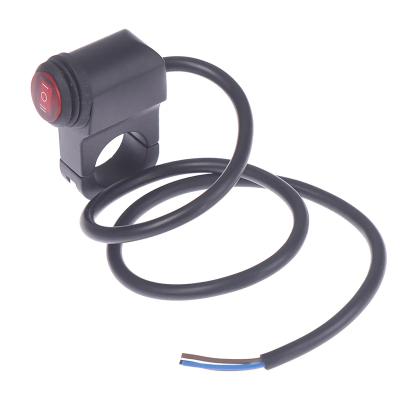 Aluminum Alloy Motorcycle Handlebar Headlight Switch Three-position Waterproof Switch 12V Fog Spotlight Retro Switch 22mm 7/8in thumbnail 5