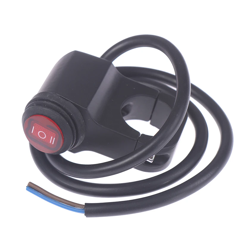 Aluminum Alloy Motorcycle Handlebar Headlight Switch Three-position Waterproof Switch 12V Fog Spotlight Retro Switch 22mm 7/8in thumbnail 4