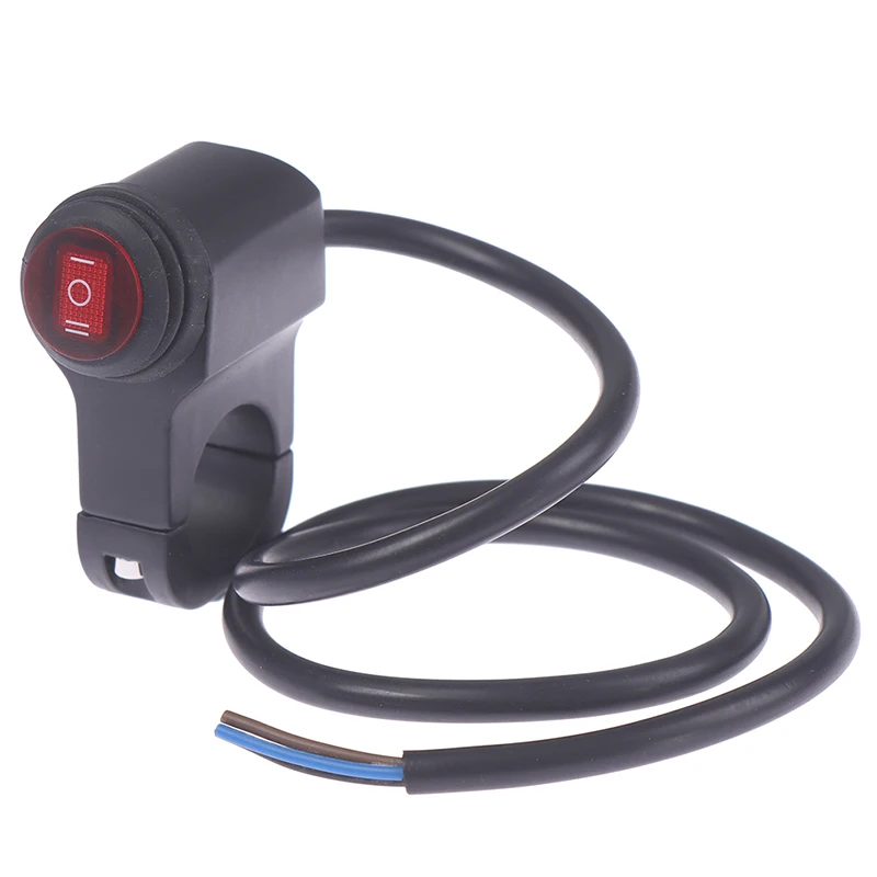 Aluminum Alloy Motorcycle Handlebar Headlight Switch Three-position Waterproof Switch 12V Fog Spotlight Retro Switch 22mm 7/8in thumbnail 3