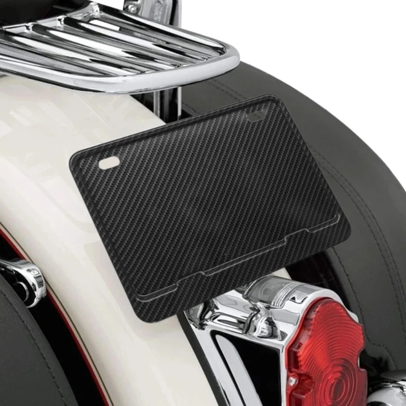 Aluminum License Plate Frame Motorcycle License Plate Holder for Front & Rear 2 Holes Universal thumbnail 5