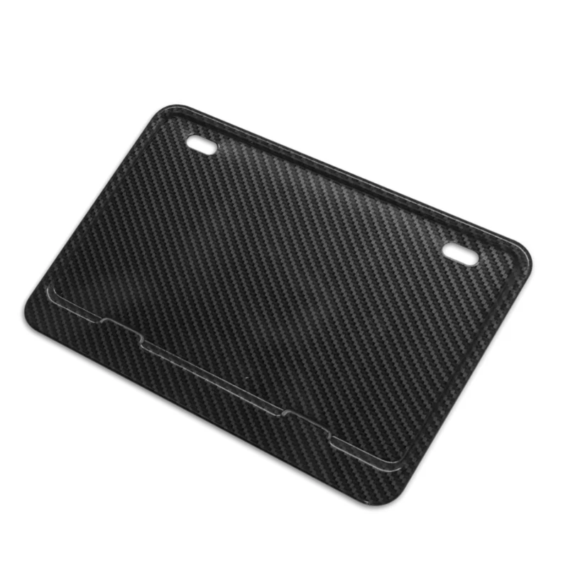 Aluminum License Plate Frame Motorcycle License Plate Holder for Front & Rear 2 Holes Universal thumbnail 3