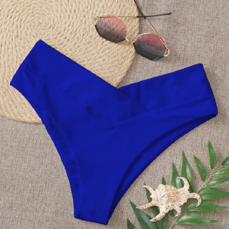 Sexy V Cheeky Women's Bikini Thong Bottom Brazilian Semi Swimwear Beachwear Bathing Balck Sexy Ladies Females Swimming thumbnail 2